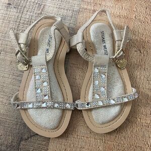STUART WEITZMAN
Girls' Crystal Suede Sandals